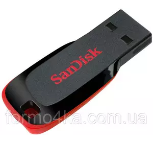 Flash Drive Sandisk USB Cruzer Blade 8 GB Black Red Flash Drive Sandisk USB Cruzer Blade 8 GB Black Red
