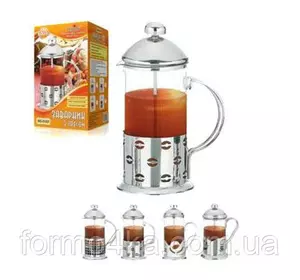 Заварник френч-пресс Stenson MS-0187 600 мл Заварник френч-пресс Stenson MS-0187 600 мл