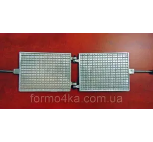 Форма для выпечки вафель прямоугольных Форма для выпечки вафель прямоугольных
