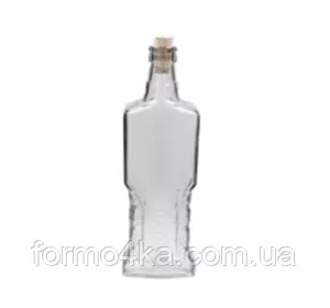 Бутылка с корковой пробкой Украинка 0.5л Бутылка с корковой пробкой Украинка 0.5л