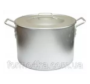 Котел алюминиевый поварской с металлическими ручками 40л Котел алюминиевый поварской с металлическими ручками 40л