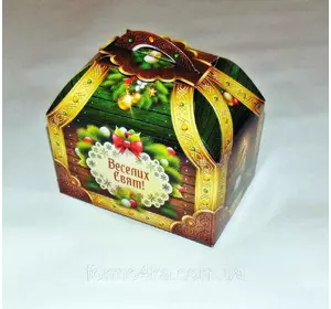 Коробка подарочная Новый Год Сундучок 800гр