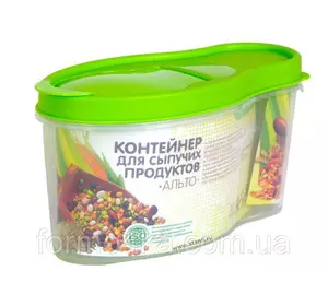 Контейнер для сыпучих продуктов "Альто" 1,4л С282 САЛ Контейнер для сыпучих продуктов "Альто" 1,4л С282 САЛ