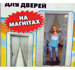 Антимоскитная сетка для дверей на магнитах 90х210 Антимоскитная сетка для дверей на магнитах 90х210