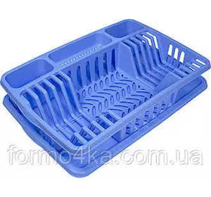 Сушилка для посуды прозрачный пластик 460х275х100мм