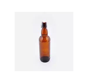 Бутылка с бугельной пробкой 500 мл коричневая