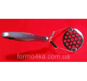 Картофелемялка металл с пластмассовой ручкой Картофелемялка металл с пластмассовой ручкой