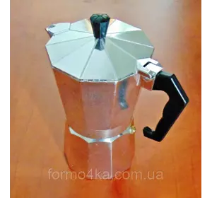 Гейзерная алюминиевая кофеварка  на 6 чашек