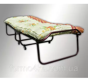 Раскладная кровать с ватным матрасом на колесах