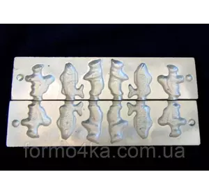 Форма для леденцов рыбки Форма для леденцов рыбки
